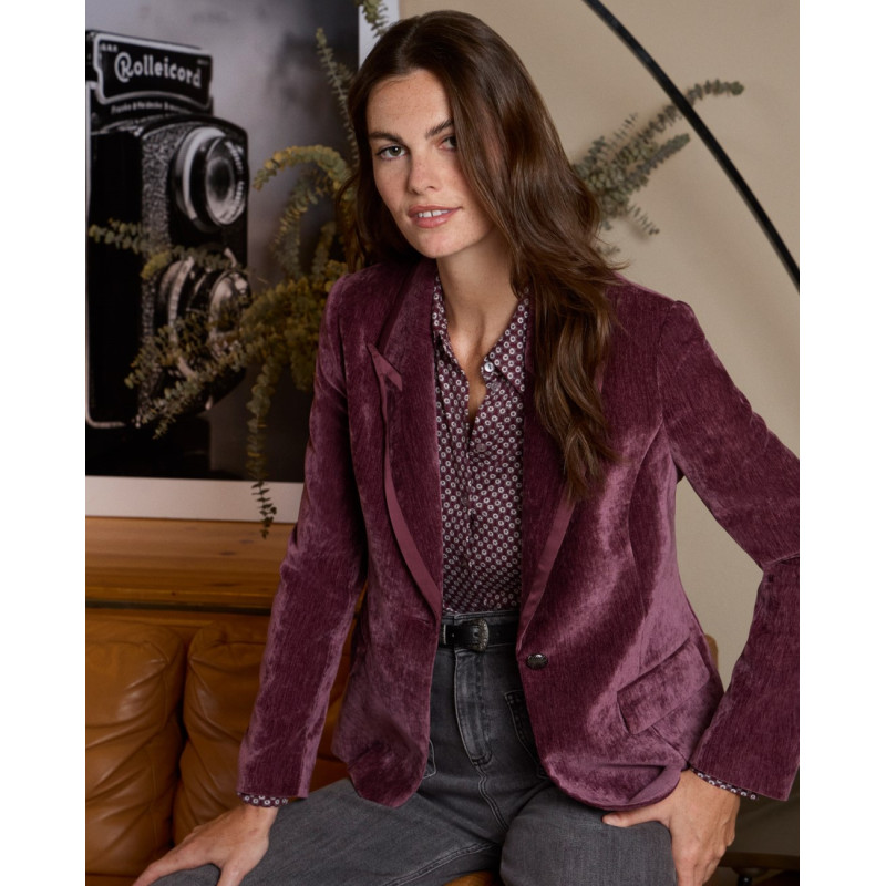 Veste velours LIVE322- Surkana - Achat en ligne - Jaines