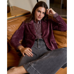 Veste velours LIVE322- Surkana - Achat en ligne - Jaines