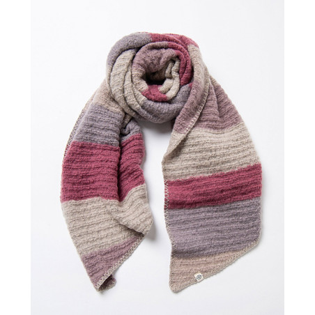 Echarpe gris poudré BUNA731 - Surkana - Achat en ligne - Jaines