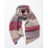 Echarpe gris poudré BUNA731 - Surkana - Achat en ligne - Jaines