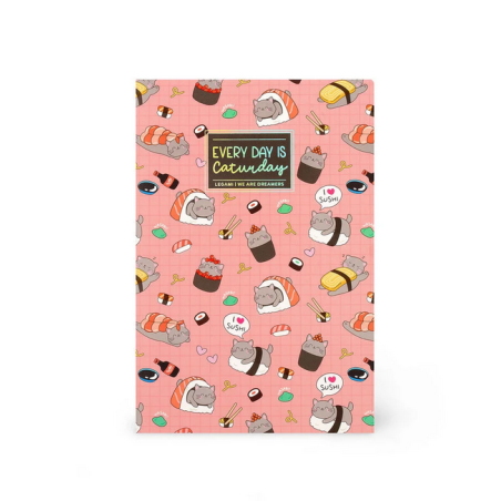 Cahier A5 Sushi chat - Legami - Achat en ligne - Jaines