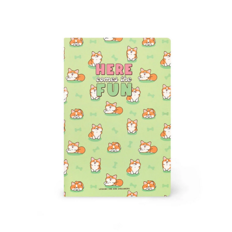 Cahier A5 Blanc Corgi - Legami - Achat en ligne - Jaines