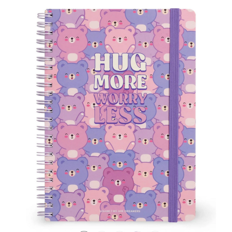 Cahier A5 Spirale TEDDY BEAR - Legami - Achat en ligne - Jaines