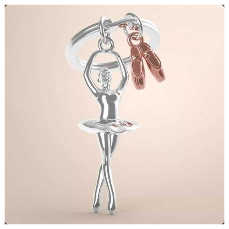 Porte-clés Danseuse- Metalmorphose