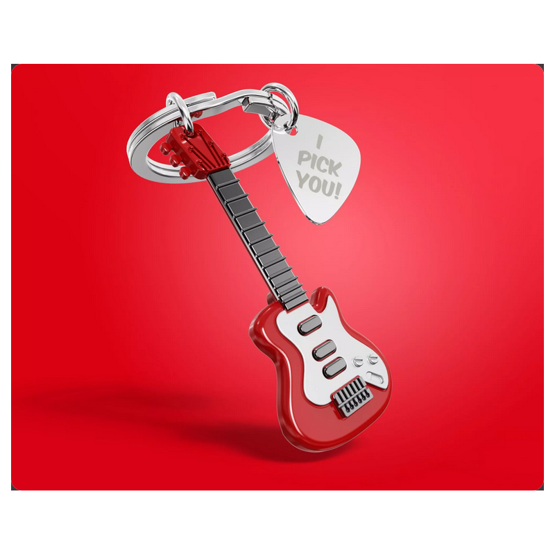 Porte-clés guitare électrique - Metalmorphose