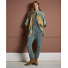 Pantalon jersey à revers jade LIDA516 - Surkana