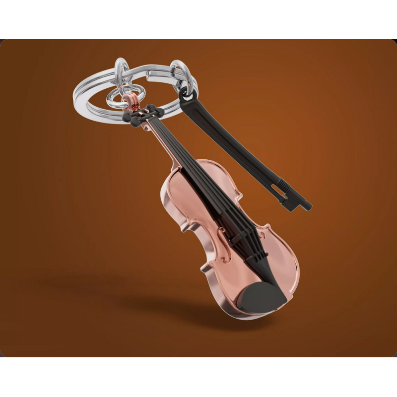 Porte-clés Violon- Metalmorphose