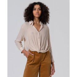 chemise ourlet drapé LIEX123 - Surkana - Achat en ligne - Jaines