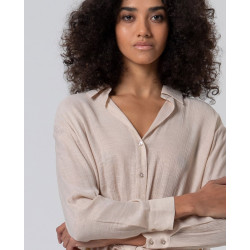 chemise ourlet drapé LIEX123 - Surkana - Achat en ligne - Jaines