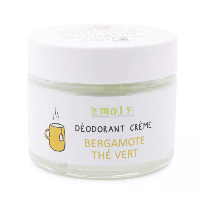 Déodorant bio crème Bergamote Thé vert - LE MOLY - Achat en ligne - Jaines