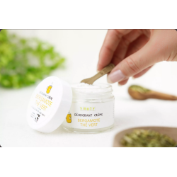 Déodorant bio crème Bergamote Thé vert - LE MOLY - Achat en ligne - Jaines