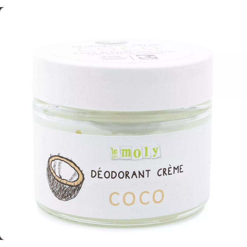 Déodorant bio crème Coco - LE MOLY - Achat en ligne - Jaines