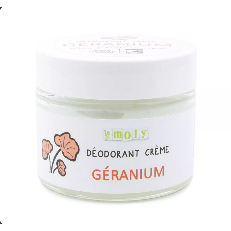 Déodorant bio crème Géranium - LE MOLY - Achat en ligne - Jaines