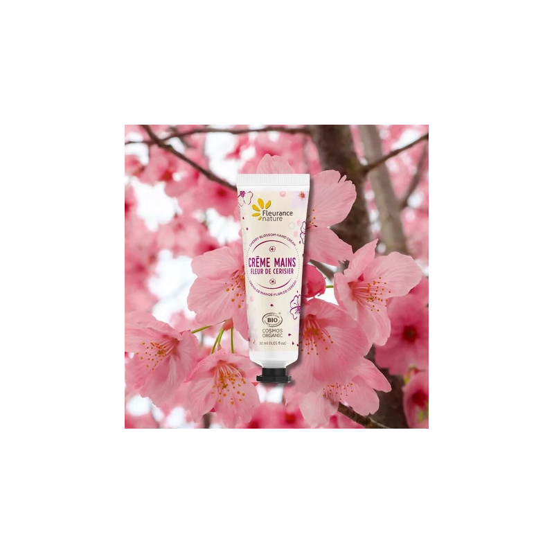 CREME MAINS - FLEUR DE CERISIER BIO - Fleurance Nature - Achat en ligne - Jaines