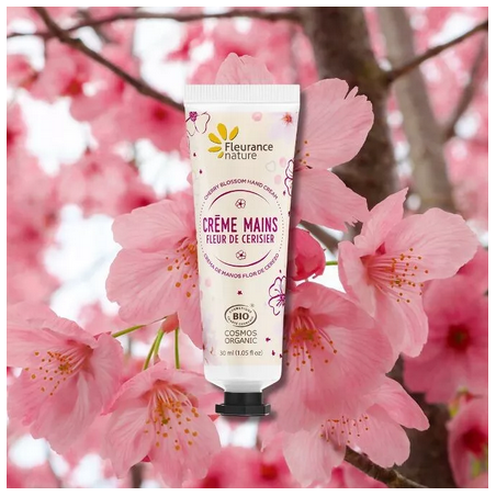 CREME MAINS - FLEUR DE CERISIER BIO - Fleurance Nature - Achat en ligne - Jaines