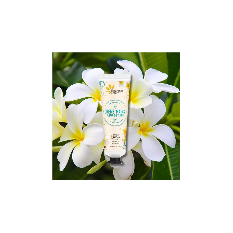 CREME MAINS - FLEUR DE TIARE BIO - Fleurance Nature - Achat en ligne - Jaines
