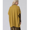 Poncho à poches anis chiné POBO831 - Surkana - Achat en ligne - Jaines