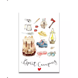 Carte Aquarelle Esprit...