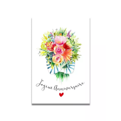 Carte Aquarelle Joyeux...
