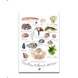 Carte Aquarelle LES...