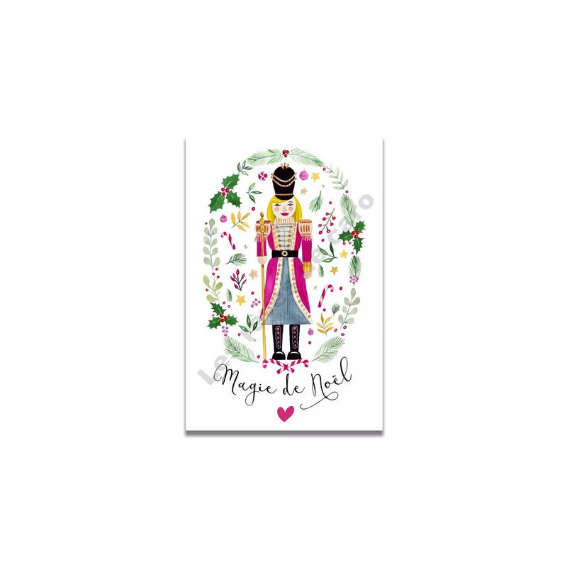 Carte Aquarelle NUTCRACKER FILLE - Les rêves de Caro - Achat en ligne - Jaines