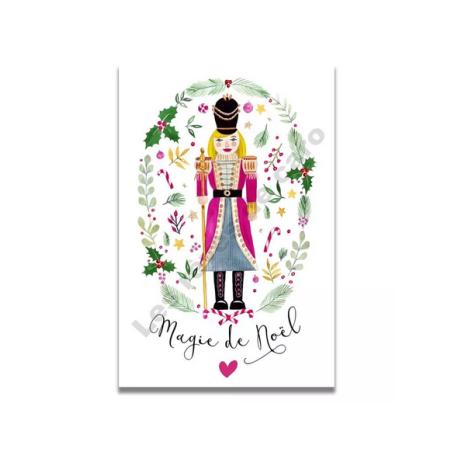 Carte Aquarelle NUTCRACKER FILLE - Les rêves de Caro - Achat en ligne - Jaines