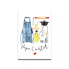 Carte Aquarelle Papa Cuistot - Les rêves de Caro - Achat en ligne - Jaines