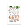 Carte Aquarelle SABLÉS DE NOËL - Les rêves de Caro - Achat en ligne - Jaines