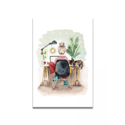 Carte Aquarelle TELE...