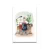 Carte Aquarelle TELE TRAVAIL - Les rêves de Caro - Achat en ligne - Jaines