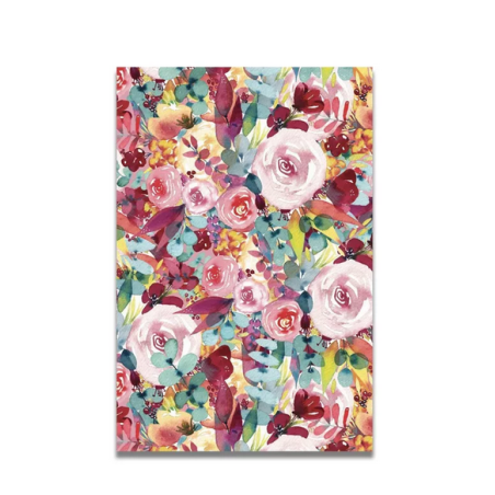CARTE DOUBLE AQUARELLE FLORAL- Les rêves de Caro - Achat en ligne - Jaines