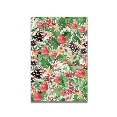 CARTE DOUBLE AQUARELLE MOTIF NOËL - Les rêves de Caro - Achat en ligne - Jaines