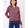 Blouson teddy maille jacquard bio - La Fiancée - Achat en ligne - Jaines