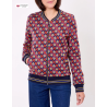 Blouson teddy maille jacquard bio - La Fiancée - Achat en ligne - Jaines