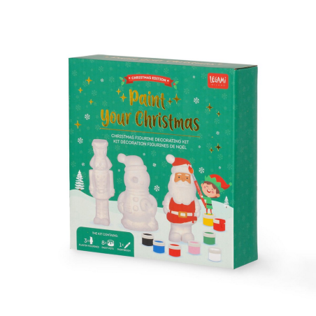 Kit Décoration Figurines de Noël Paint your christmas  - Legami - Achat en ligne - Jaines