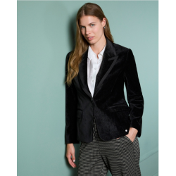 Pantalon noir pied de poule NIDA514- Surkana