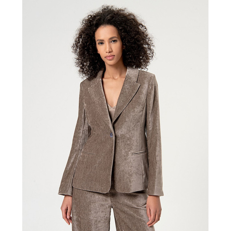 Veste blazer marron ALVE321- Surkana