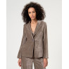 Veste blazer marron ALVE321- Surkana