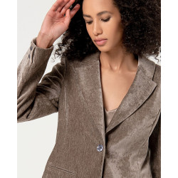 Veste blazer marron ALVE321- Surkana