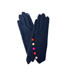 Gants tactiles violet à...