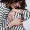 Jonc BANGLE beige- bangle up