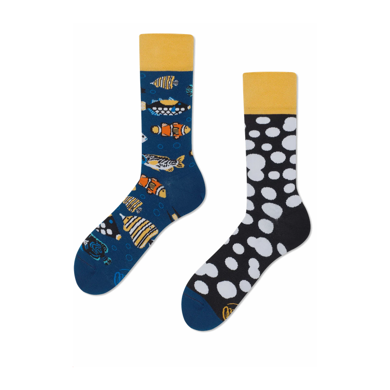 Chaussettes dépareillées Tropical Fish- Many Mornings