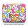 Porte-cartes RFID V2 Large keith Haring Color - Ögon