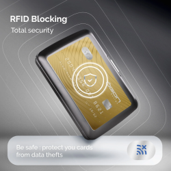 Porte-cartes RFID V2 compact Abyss - Ögon
