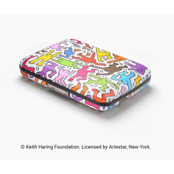 Porte-cartes RFID V2 compact Keith Haring Color - Ögon