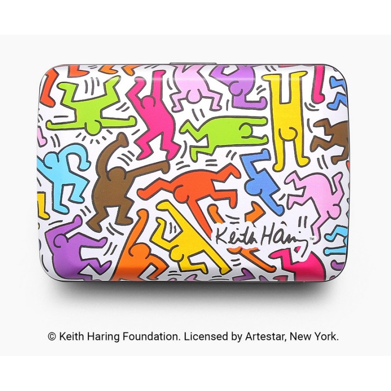 Porte-cartes RFID V2 compact Keith Haring Color - Ögon