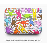 Porte-cartes RFID V2 compact Keith Haring Color - Ögon