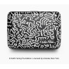 Porte-cartes RFID V2 compact Keith Haring White - Ögon