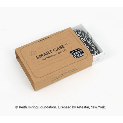 Porte-cartes RFID V2 compact Keith Haring White - Ögon
