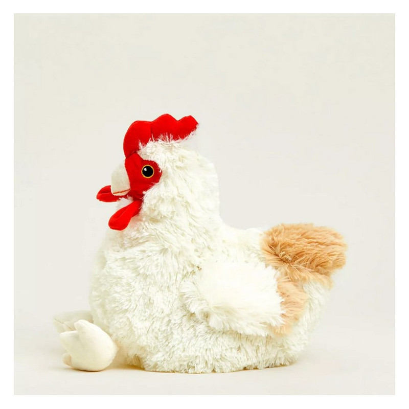 Doudou Bouillotte sèche aux graines - Poule - WARMIES